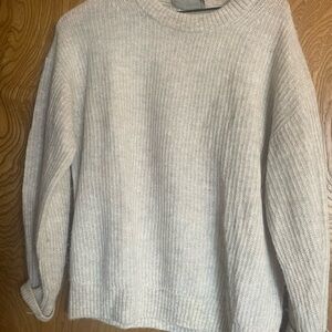 Everlane Light Gray Knit Pullover